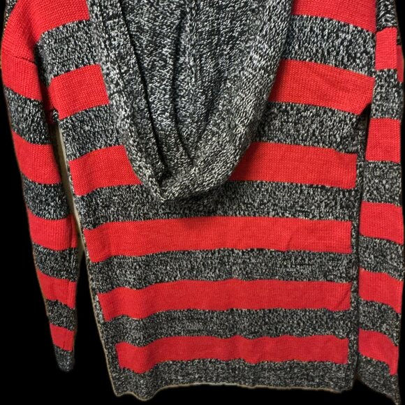 Derek Heart Space Penguin hoodie with 5 gold bells stripe back and sleeves - Picture 9 of 16